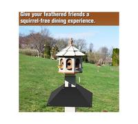 2X Metal Squirrel Baffle for Post, Squirrel Proof Baffles for Bird Feeder Poles, Outdoor Squirrel Guard for Wooden Pole