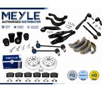 2X Meyle 015 523 0018 Rear Brake Disc Solid 279mm Fits Mercedes 8 123 Pagode Sl