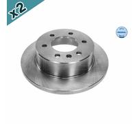 2x MEYLE 015 523 2100 Brake Disc Rear Fits Mercedes-Benz eSprinter Sprinter 3-T
