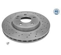 Meyle Front Brake Disc 083 521 0022/PD - Perforated Vented - Pair