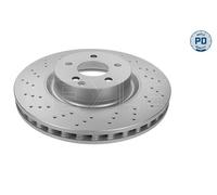 2X Meyle 083 521 2105/PD Front Brake Disc Vented 335mm Fits Mercedes S-Class