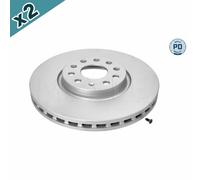 2x MEYLE 115 521 0027/PD Brake Disc Front Fits Seat Alhambra Tarraco Skoda VW