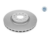 2X Meyle 115 521 0027/PD Front Brake Disc Vented 314mm Fits Seat Skoda VW Kodiaq