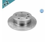 2x MEYLE 115 521 1015 Brake Disc Front Fits VW Transporter Transporter/Caravelle