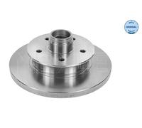 2X Meyle 115 521 1025 Front Brake Disc Solid 258mm Fits VW Transporter