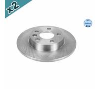 2x MEYLE 115 523 0017 Brake Disc Rear Fits VW Transporter Transporter/Caravelle