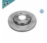 2x MEYLE 115 523 0020 Brake Disc Rear Fits VW California Caravelle Multivan