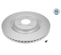 2X Meyle 115 523 0035/PD Rear Brake Disc Vented 330mm Fits Audi Porsche VW A4 A5