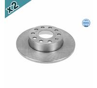 2x MEYLE 115 523 0038 Brake Disc Rear Fits Audi A3 Seat Altea Altea XL Skoda VW