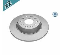 MEYLE 115 523 0043/PD Brake Disc Pair Braking System Fits Audi Seat Skoda VW