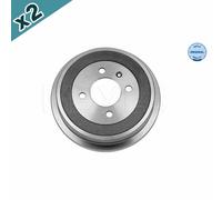 2x MEYLE 115 523 1049 Brake Drum Rear Fits Seat Arosa Cordoba Ibiza VW Lupo Polo