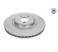 2X Meyle 183 521 0007/PD Front Brake Disc Vented 345mm Fits Audi Porsche A4 A5