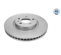 2X Meyle 183 521 0022/PD Front Brake Disc Vented 320mm Fits Audi A4 A5 A6 A7 Q5