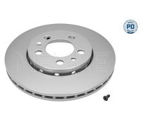 Meyle Brake Disc 183 521 1018/PD – Front Vented Pair – Fits Polo, Fabia, Bora, Ibiza, Octavia