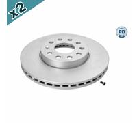 MEYLE 183 521 1045/PD BRAKE DISC Front (PAIR)