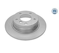 2X Meyle 315 523 0037/PD Rear Brake Disc Solid 280mm Fits Bmw 3 Series 1158936
