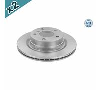 MEYLE 315 523 0049/PD Brake Disc Pair Braking System Fits BMW