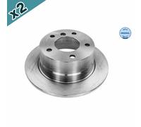 2x MEYLE 315 523 3058 Brake Disc Rear Solid 272mm Outer Diameter Fits BMW Z3