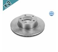 2x MEYLE 315 523 3059 Brake Disc Front 300mm ⌀ Fits BMW 1 Series 3 Series Z4