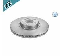 MEYLE 383 521 0005/PD Brake Disc Pair Fits BMW X5 3.0 d xDrive 35 d xDrive 40 d