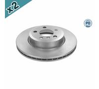 MEYLE 383 521 3074/PD BRAKE DISC Front (PAIR)