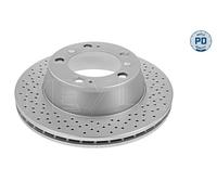 Meyle Brake Disc 483 523 0002/PD - Rear Vented 299mm OD 75mm Height - 2x for Porsche 911