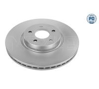 2X Meyle 515 521 0034/PD Front Brake Disc Vented 320mm Fits Volvo C70 S40 V40