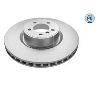 2X Meyle 53-15 521 0011/PD Front Brake Disc Vented 380mm Fits Land Rover Range