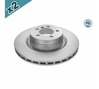 53-83 521 0007/PD 2x MEYLE Brake Disc for LAND ROVER