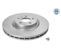2X Meyle 53-83 521 0019/PD Front Brake Disc Vented 325mm Fits Jaguar Land Rover