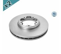 715 521 0039/PD 2x MEYLE Brake Disc for FORD