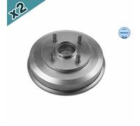 2x MEYLE 715 523 7036 Brake Drum Rear Braking System Replacement Fits Ford Focus