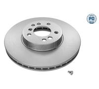 2X MEYLE PD BRAKE DISC FRONT AXLE FOR BMW X3 X5