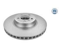 2x Meyle Pd Front Vented Brake Discs Pair For Bmw 7 Series