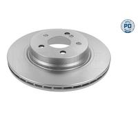 2x MEYLE 015 523 0033/PD Brake Disc Rear Fits Mercedes-Benz C-Class E-Class