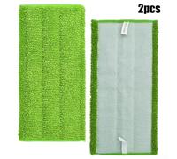 2X Microfiber Mop Pads Suitable For For Swiffer For Wet Jet, Reusable For For For Wet and Dry Floor Cleaning on Wood, Tile, Laminate, Linoleum, and Other Surfaces