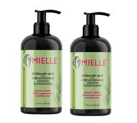 2x Mielle Strengthening Leave In Conditioner Rosemary Mint Blend 12 oz /355 ml