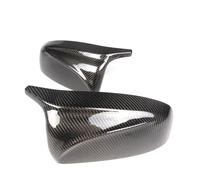 2x Mirror Cover Car Side Rearview Mirror Cap Cover Shell Replacement Fit For BMW E70 E71 2007-2013 Housing Reverse Mirror(Carbon Fiber Look)