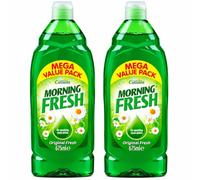 2x Morning Fresh Original Fresh Washing Up Liquid 675ml