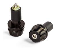 2x Motorbike Handlebar Plugs Bar Grips Caps End Motorcycle 17mm Black