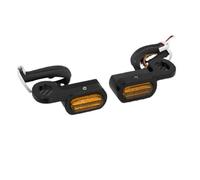 2X Motorcycle Led Turn Signal Indicator Light Black/Chrome For Harley Touring Road Street Glide Flhr 2014-2023 Softail 2016-2017