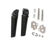 2x Motorcycle Rear Passenger Foot Pegs Rear Set Footrests Aluminum Motorbike Pedals Rest for CBR1100XX 1991-2005(Black)