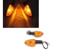 2X Motorcycle Turn Signal Indicator Lights Front Rear Orange Lens For | for bmw R1100GS R1150GS Adventure K1200GT R850R 93-06 ABS Plastic Pair