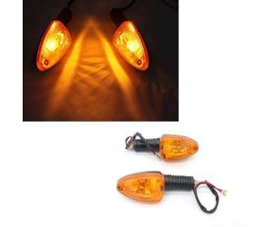 2X Motorcycle Turn Signal Indicator Lights Front Rear Orange Lens For | for bmw R1100GS R1150GS Adventure K1200GT R850R 93-06 ABS Plastic Pair