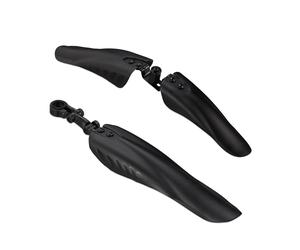 2x Mudguard Set 24 - 28 inch Bikes Plastic Black Front Rear Fender Splash Guard
