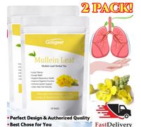 2X Mullein Leaf Tea Bags Herbal Lung Cleansing Breathing Cough Relieve Tea
