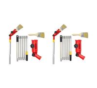 2X Multi-Angle Paint Brush Extension Pole Kit Handheld Paint Tool Extender Attachment Bracket Suitable for Ceiling