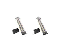 2X Multi Functional for Front Panel Connector Adapter Cable for Computer Case Server Switches Extension Cord