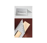 2X Multifunctional Square 45+90 Degree Gauge Angle Ruler T-Shaped Measuring Woodworking Ruler Tool