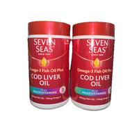2X MULTIVTAMIN Omega-3 Fish Oil Plus Cod Liver Oil One-a-Day - 120 Cap BB 9/26